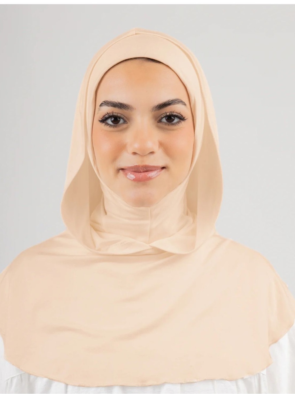 Light Peach Instant Hijab - Women Makeup Accessory